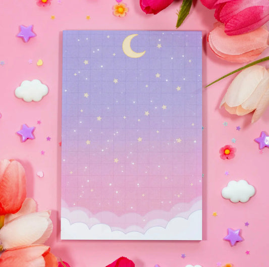 Starry Clouds Notepad