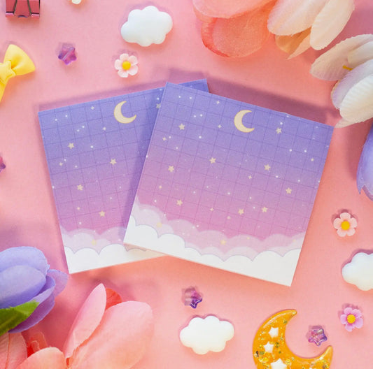 Starry Clouds Sticky Notes